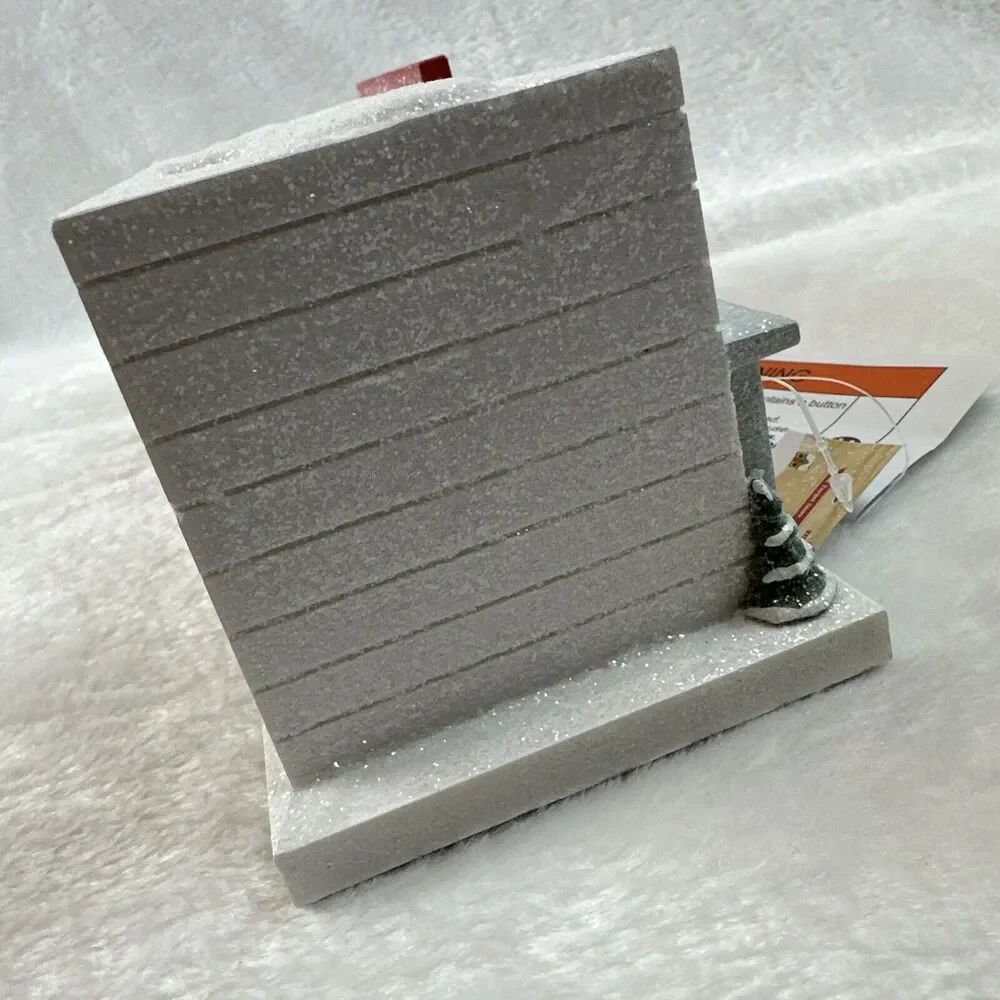 2023 New Target Store Lighted Building Snowy‎ Glitter Christmas Village NWT